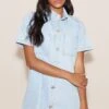 Prettylittlething Light Blue Contrast Stitch Denim Shirt Dress -Pretty Little Thing Shop 50c20d907365167abf43fc0a0670986ba0b56af1 CNM4712 1 light blue contrast stitch denim shirt dress