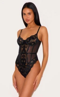 Prettylittlething Black Underwired Cage Lace Body -Pretty Little Thing Shop 510b2c975c30b3b67680b4290b07293d16aea193 CNI5156 2 black underwired cage lace body