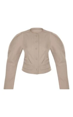 Prettylittlething Mushroom Tailored Cocoon Sleeve Cropped Blazer -Pretty Little Thing Shop 515fe8128abb9f6025400c86f9eeaa42957cd394 CNL9710 5 mushroom tailored cocoon sleeve cropped blazer