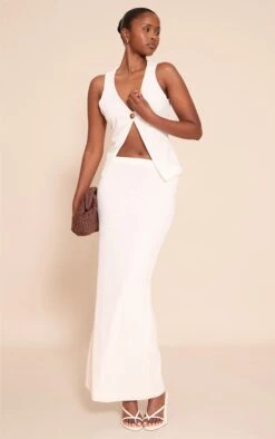 Prettylittlething White Textured Lined Maxi Skirt -Pretty Little Thing Shop 51eaf17467ed1ed6e54fe85c2de6e5023603a6bd CNN7590 4 white textured lined maxi skirt