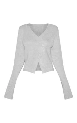 Prettylittlething Grey Knit Asymmetric Button Cardigan 9 Prettylittlething Grey Knit Asymmetric Button Cardigan -Pretty Little Thing Shop 51ee4c5dd29d2d47433db56ee7a171b5d12b9462 CNL6096 5 grey knit asymmetric button cardigan