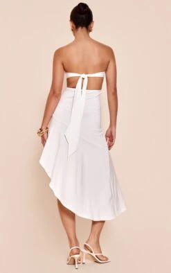 Prettylittlething White Soft Touch Bandeau Tie Back Asymmetric Hem Shift Dress 6 Prettylittlething White Soft Touch Bandeau Tie Back Asymmetric Hem Shift Dress -Pretty Little Thing Shop 520663f5b966e379d617fd391441b90426d8c29b CNN7713 2 white soft touch bandeau tie back asymmetric hem shift dress