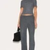 Prettylittlething Charcoal Brushed Rib Button Up Detail Straight Leg Pants -Pretty Little Thing Shop 525c44f6a564894cfcabdacd96f24813b74920c4 CNM5754 1 charcoal brushed rib button up detail straight leg trousers