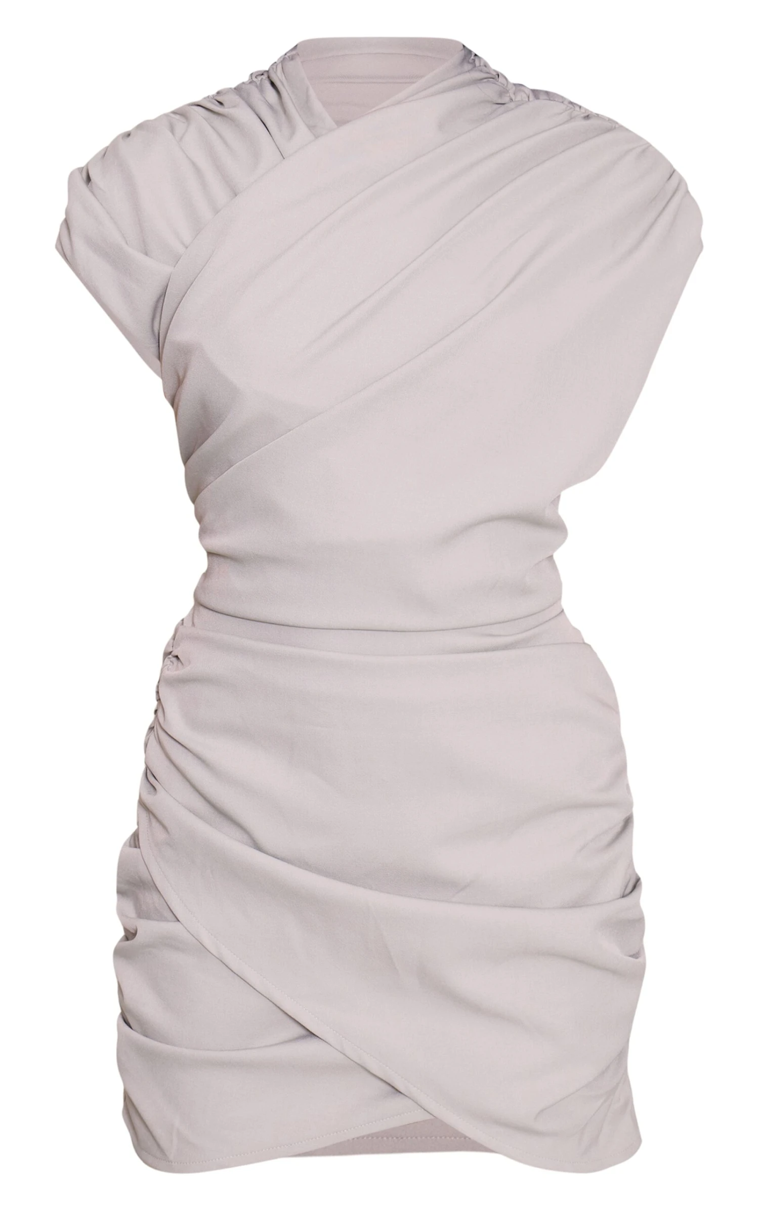 Mint Green Crossover Bodycon Dress 5 Mint Green Crossover Bodycon Dress - Image 5