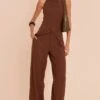 Prettylittlething Chocolate Woven Tailored Straight Leg Pant -Pretty Little Thing Shop 53ebbcfa1c63b96b80b67ccc9ff80048acf11edd CNN7618 1 olive woven tailored straight leg trouser