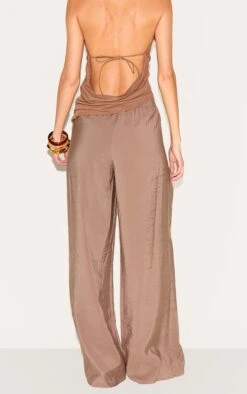 Prettylittlething Mushroom Peached Woven Elasticated Waist Straight Leg Pants 6 Prettylittlething Mushroom Peached Woven Elasticated Waist Straight Leg Pants -Pretty Little Thing Shop 546fece6fe8a3a79af57aff036835ff0848c3281 CNL9354 3 mushroom peached woven elasticated waist straight leg trousers