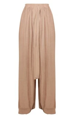 Prettylittlething Stone Linen Look Palazzo Beach Pants -Pretty Little Thing Shop 54ecc79993f274657e8876350993a0e5f15cdb74 cmv7012 5