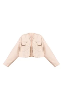 Prettylittlething Ecru Curved Hem Cropped Denim Jacket -Pretty Little Thing Shop 564e3ac004ff5db886d1ef886473ddbdb1645e48 CNN2919 5 ecru curved hem cropped denim jacket