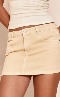 Prettylittlething Buttercream Low Waist Denim Mini Skirt -Pretty Little Thing Shop 56e0160a904734866fcb1a458039a250216beeb9 CNM6043 5 buttercream low waist denim mini skirt