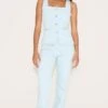 Prettylittlething Light Blue Mid Waist Straight Leg Jeans