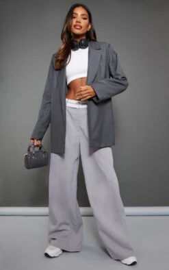 Prettylittlething Charcoal Woven Oversized Drapey Button Detail Blazer 7 Prettylittlething Charcoal Woven Oversized Drapey Button Detail Blazer -Pretty Little Thing Shop 582823dab59afe2cd6dd4c86918432c38699b2e3 cnb9524 3