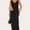 Prettylittlething Black Chiffon Drape Cut Out Midaxi Dress -Pretty Little Thing Shop 58831c524d1953fdcdb64fe04924003aad6f2134 CNM1591 1 black chiffon drape cut out maxi dress