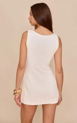 Prettylittlething Cream Rib Knit Boat Neck Dress -Pretty Little Thing Shop 598baf2df4678f96d0ed6273a3588f855f0685ee CNN2719 2 cream rib knit boat neck dress