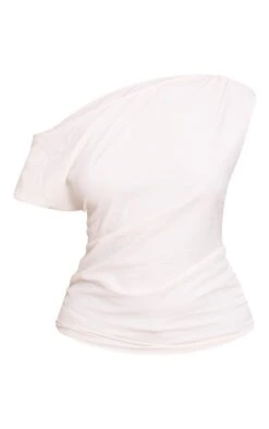 Prettylittlething Cream Floaty Woven Ruched One Shoulder Top 9 Prettylittlething Cream Floaty Woven Ruched One Shoulder Top -Pretty Little Thing Shop 5a063c63c1a21f93f08239674f8148268e8de851 CNM7625 5 cream floaty woven ruched one shoulder top