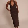 Prettylittlething Chocolate Extreme Plunge Maxi Dress -Pretty Little Thing Shop 5a4106a0c03b2cef762557882aa5f50d6de9808a CNO5163 1 chocolate extreme plunge maxi dress