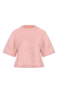 Prettylittlething Soft Pink Soft Knit T-shirt -Pretty Little Thing Shop 5a7c5896784b8488627ee9c3d780bd5faeb49117 CNN7205 5 soft pink soft knit t shirt