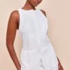 Prettylittlething White Tailored Woven Sleeveless Romper -Pretty Little Thing Shop 5adc3584e1d8658aaafeb684b7af595da6b93bc7 CNN3678 1 white tailored woven sleeveless playsuit