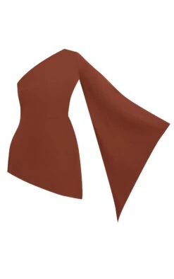 Prettylittlething Chocolate Woven Asymmetric Flare Sleeve Long Top -Pretty Little Thing Shop 5aff0117e83e4118f9f32487d2f8861d0ea5f496 CNN6935 5 chocolate woven asymmetric flare sleeve long top