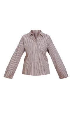 Prettylittlething Stone Woven Pinstripe Balloon Sleeve Oversized Shirt -Pretty Little Thing Shop 5c7130b57e053d749f025451cbc1d778943ae711 CNM8677 5 stone woven pinstripe balloon sleeve oversized shirt