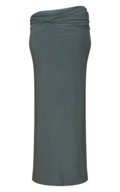 Prettylittlething Sea Green Double Slinky Twist Maxi Skirt -Pretty Little Thing Shop 5cbf7370caf07e6718713fbe3c7448256d0f9780 CNN4149 5 sea green double slinky twist maxi skirt