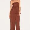 Prettylittlething Chocolate Bandeau Peplum Detail Jumpsuit -Pretty Little Thing Shop 5cc2aec64d9cbeff04e71566d8b0a9892bc91dc4 CNM0437 1 chocolate bandeau peplum detail jumpsuit