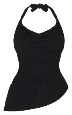 Prettylittlething Black Textured Cowl Neck Asymmetric Hem Long Top 9 Prettylittlething Black Textured Cowl Neck Asymmetric Hem Long Top -Pretty Little Thing Shop 5ccbe19fb8fbbd10ca1ecb93ba80047acb6153a6 CNM8048 5 black textured cowl neck asymmetric hem long top