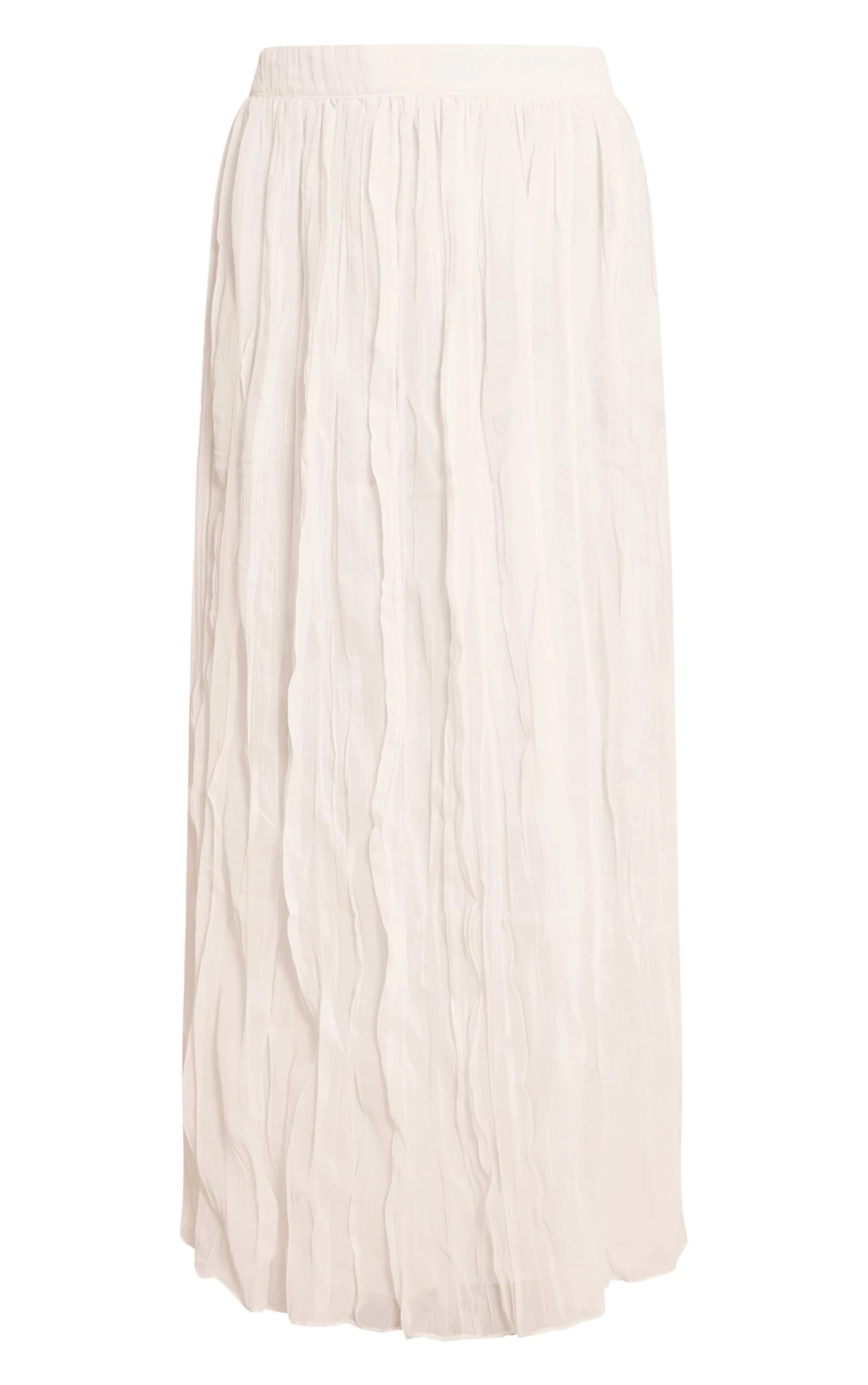 Cream Crinkle Chiffon Maxi Skirt 5 Cream Crinkle Chiffon Maxi Skirt - Image 5