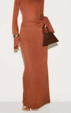 Prettylittlething Chestnut Textured Maxi Skirt 6 Prettylittlething Chestnut Textured Maxi Skirt -Pretty Little Thing Shop 5e4a027b017005aaaa18f33e6e818c6e62bc05c8 CNM8974 2 chesnut textured maxi skirt
