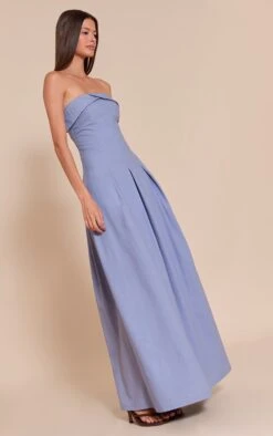 Prettylittlething Light Blue Bandeau Pleated Midaxi Dress -Pretty Little Thing Shop 5e84ecd111a597f7515f416ba4391de5a2addbe3 CNN3590 3 light blue bandeau pleated midaxi dress