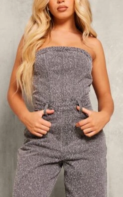 Prettylittlething Grey Bobble Straight Leg Corset Jumpsuit -Pretty Little Thing Shop 5e9408016d910b956f535bf9287e0892070b7df9 cnh6023 4