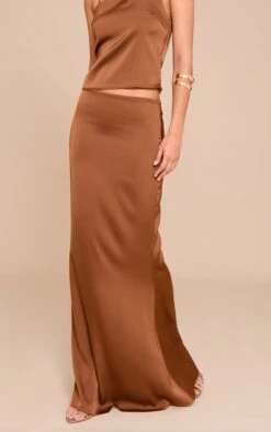 Prettylittlething Chocolate Satin Mid Rise Maxi Skirt -Pretty Little Thing Shop 5fbd0a27cf8370f39bd35c9c0e067d4c1134e33b CNM6127 2 chocolate satin mid rise maxi skirt