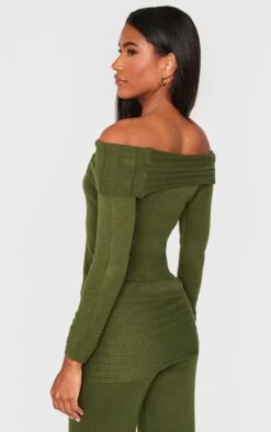 Prettylittlething Forest Green Knitted Asymmetric Foldover Top -Pretty Little Thing Shop 5fdff1501db755aac9180bae194b22b0623e77b0 cnk3912 2
