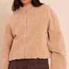 Prettylittlething Sand Faux Suede Racer Neck Jacket -Pretty Little Thing Shop 60bf8d536e932ad4b44100ae01c4008147bc5516 CNN2529 1 sand faux suede racer neck jacket