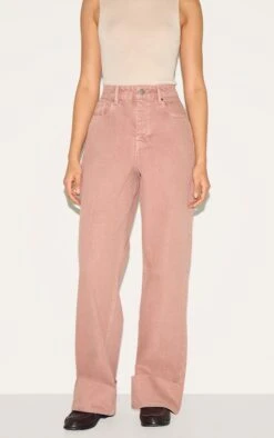 Prettylittlething Washed Pink Turn Up Hem Jeans -Pretty Little Thing Shop 61e6dcf3523eca030dab02313866719d87cf1d56 CNM7464 2 washed pink turn up hem jeans