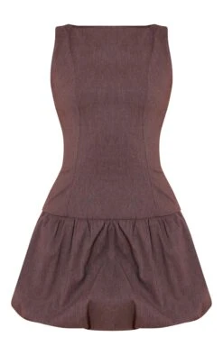 Prettylittlething Chocolate Stretch Woven Puffball Dress 9 Prettylittlething Chocolate Stretch Woven Puffball Dress -Pretty Little Thing Shop 6204e8574f18152d55718dfcc15900afd40f2c28 CNN4651 5 chocolate stretch woven puffball dress