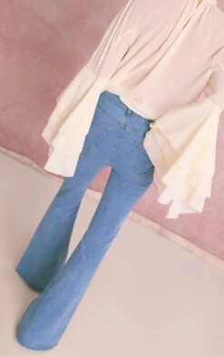 Prettylittlething Blue 5 Pocket Stretch Flared Jeans 7 Prettylittlething Blue 5 Pocket Stretch Flared Jeans -Pretty Little Thing Shop 62354d5dd34fb1cefc50f9a4c6f9ee39e0c53303 CMQ1489 3 blue 5 pocket stretch flared jeans