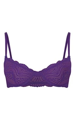 Prettylittlething Deep Purple Scallop Lace Underwired Bra -Pretty Little Thing Shop 636508c356d13fcb2c358b0ba74031703cdfdc07 cnl2744 5