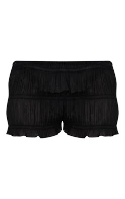 Prettylittlething Black Chiffon Shirred Mini Shorts 11 Prettylittlething Black Chiffon Shirred Mini Shorts -Pretty Little Thing Shop 637767aef513c3131a01f7e4acd755762e8350a0 CNM1757 6 black chiffon shirred detail mini shorts
