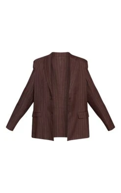 Prettylittlething Chocolate Pinstripe Boyfriend Premium Blazer -Pretty Little Thing Shop 637d1d234040cf6f190572416bf239ad6d8ef180 CNN8567 5 chocolate pinstripe boyfriend premium blazer