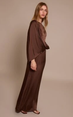Prettylittlething Chocolate Asymmetric Cape Detail Boat Neck Maxi Dress -Pretty Little Thing Shop 63cf6b0e9d27647f2c554594e1e2478967e286cc CNO6050 3 chocolate asymmetric cape detail boat neck maxi dress