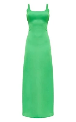Green Textured Satin Low Back Maxi Dress -Pretty Little Thing Shop 63fc7b8bdaff5e245d2b7be52a25217ea0ec2c89 cmy1976 6
