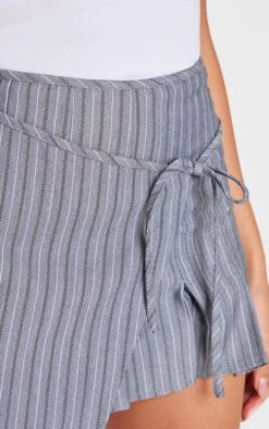 Prettylittlething Grey Striped Wrap Tie Detail Pleated Skirt -Pretty Little Thing Shop 640559569a30ac54a587bf28e645b9268120af7f cnk4509 5