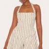 Prettylittlething Stone Pinstripe Linen Halter Neck Floaty Romper 11 Prettylittlething Stone Pinstripe Linen Halter Neck Floaty Romper -Pretty Little Thing Shop 64096ca3f6263cdd624fac7ec1cf3f4670202ad3 CNL9214 1 stone pinstripe linen halter neck floaty playsuit