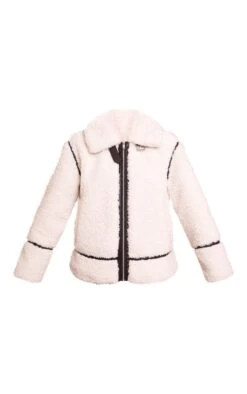 Cream Borg Panel Detail Aviator -Pretty Little Thing Shop 64c5c9dd866249beec87f27bd1e28ccf9ab2be45 CNO0304 5 cream borg panel detail aviator