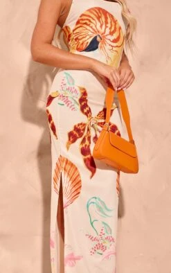 Prettylittlething Multi Shell Print Crinkle Textured Contrast Strappy Maxi Dress -Pretty Little Thing Shop 6525364bcc10653465c26d9a3d28b68714cc2d94 cnj3643 4