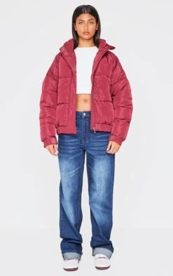 Prettylittlething Burgundy Funnel Neck Padded Jacket -Pretty Little Thing Shop 6580298c918890ef218f65e9a440ccae0d2f013a cnl6399 3
