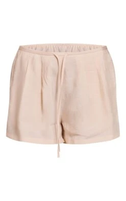 Cream Woven Pleated Shorts -Pretty Little Thing Shop 6587f8cfb0f932987c0bfb7e5d9e7f2b57d0d640 CNO0054 6 cream woven pleated shorts