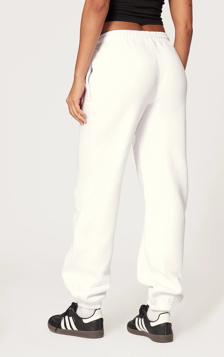 PRETTYLITTLETHING White Graphic Copyright Sweatpants 3 PRETTYLITTLETHING White Graphic Copyright Sweatpants - Image 3