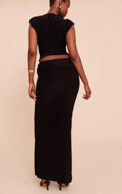 Prettylittlething Black Double Layer Slinky Drape Waist Maxi Skirt 7 Prettylittlething Black Double Layer Slinky Drape Waist Maxi Skirt -Pretty Little Thing Shop 6677212807b6277bff6ea3e4c576e5bd4d90176a CNN3158 3 black double layer slinky drape waist maxi skirt