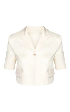 Prettylittlething Cream Cropped Super Boxy Blazer -Pretty Little Thing Shop 66e90a2a3fbdd753e01183aef7a74099f460b1b6 CNM5291 5 cream cropped super boxy blazer